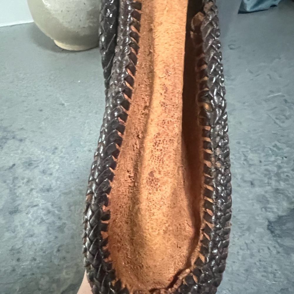 Western Brown Leather Clutch - Picture 6 of 7
